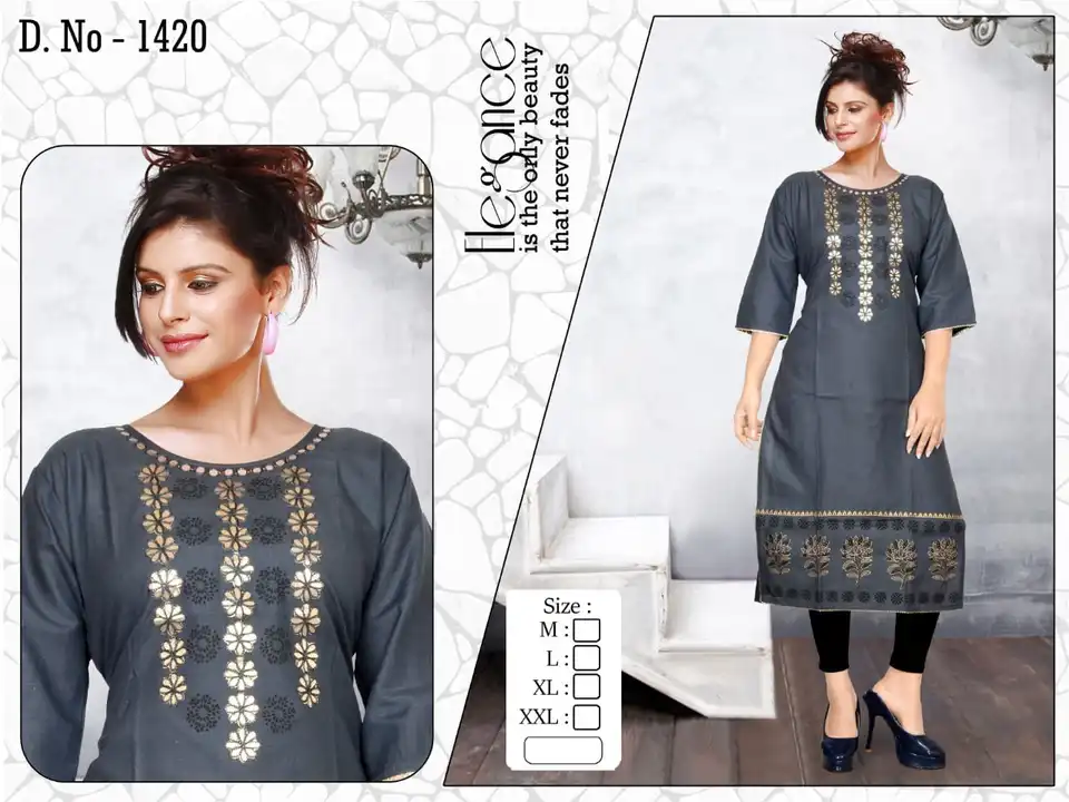 *Cash on delivery payment aveleble in all india*💃Today *New * *Lounch just price_₹210*🎉LOOK A COO uploaded by Utsav Kurti House on 3/17/2023