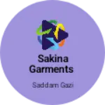 Business logo of Sakina garments