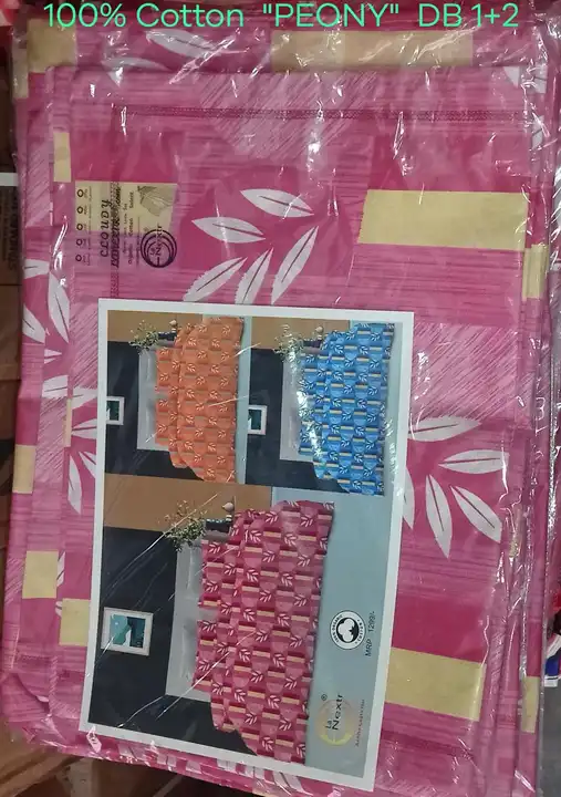 Cotton Bed sheet with pillows  uploaded by Aashriti Enterprises on 5/31/2024