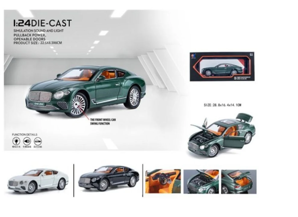 Bentley continental GT metal car uploaded by BHTOYS on 3/17/2023