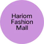 Business logo of HARIOM FASHION MALL