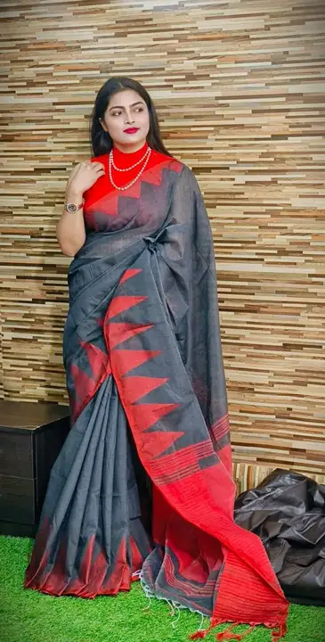 Handloom Saree with BP  uploaded by New Saha textile on 3/17/2023