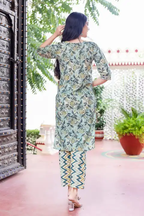 Kurti pant duppata set uploaded by Tanvi creation _ the online store on 3/17/2023