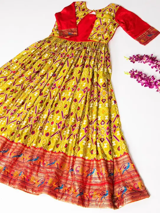Traditional patolla gown dress uploaded by Tanvi creation _ the online store on 3/17/2023