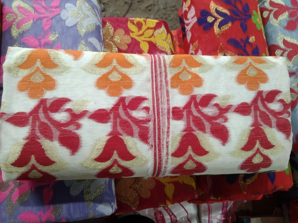 Bengal jamdani saree  uploaded by New Saha textile on 3/17/2023