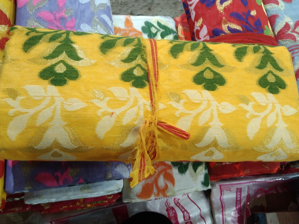 Bengal jamdani saree  uploaded by New Saha textile on 3/17/2023