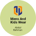 Business logo of Mens and kids wear