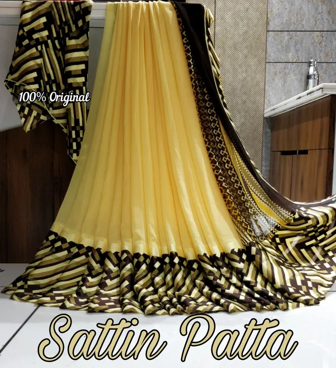 Sattin patta 6.30 cut  uploaded by N K SAREES  on 3/17/2023