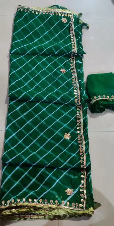 New lunching

Sami lehriya gota Patti

Pure semi sifon zari paipin  uploaded by Gotapatti manufacturer on 3/17/2023