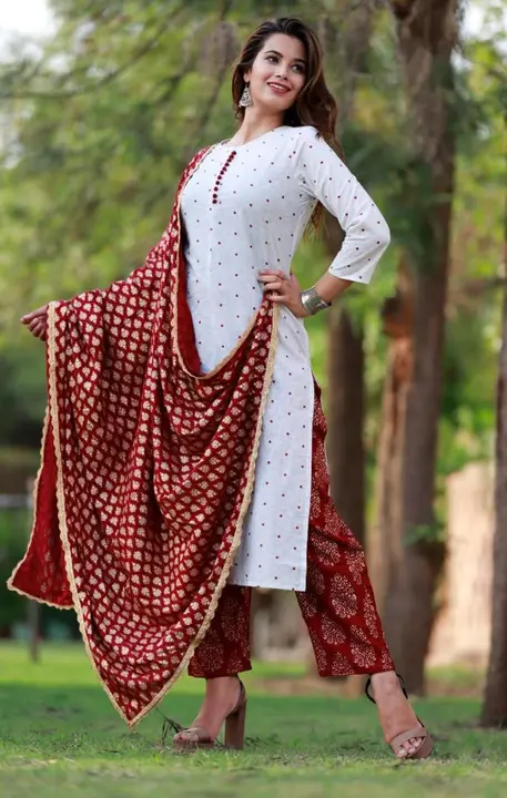 T to XXL, Reyon kurti with pant uploaded by Online Ladies Dresses on 3/18/2023