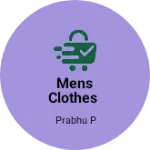 Business logo of Mens clothes