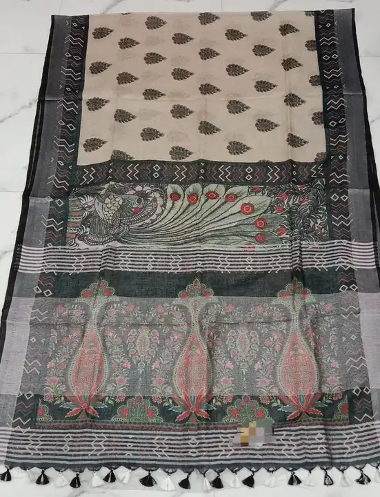 Lilan by Lilan Sarees with Digital Print.  uploaded by Salman Handloom on 3/18/2023