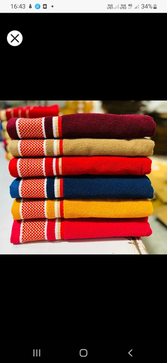 Towels cotton uploaded by Rajesh handloom outlet on 5/22/2024