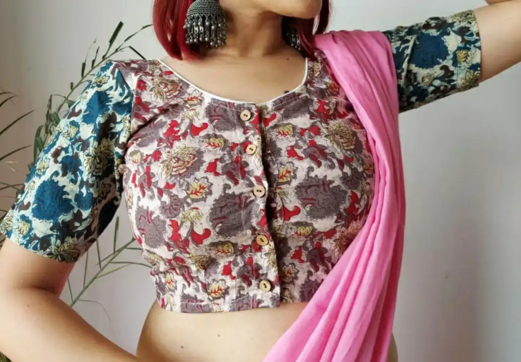 Handblock blouse uploaded by Sawan handicrafts on 3/18/2023