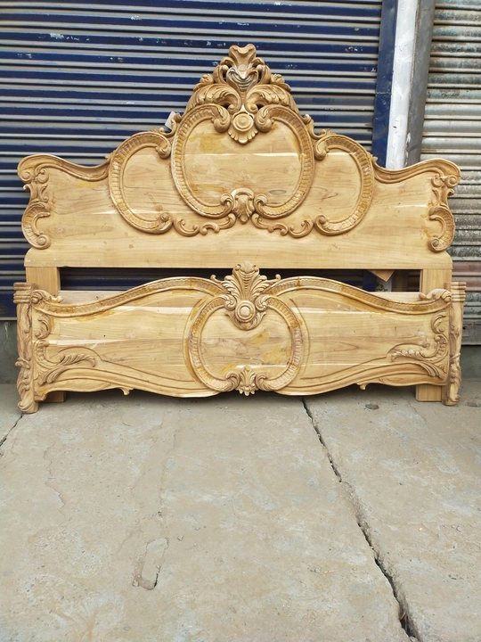 Bed teak wood  uploaded by business on 3/18/2023