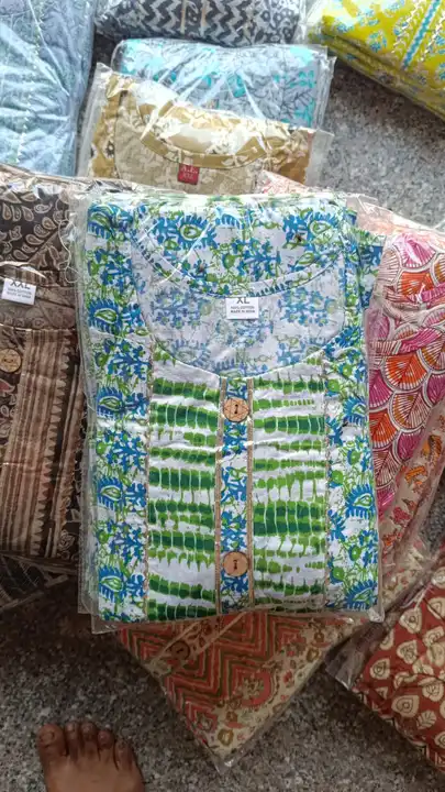 Cotton pant kurti  uploaded by Evergreen on 3/18/2023