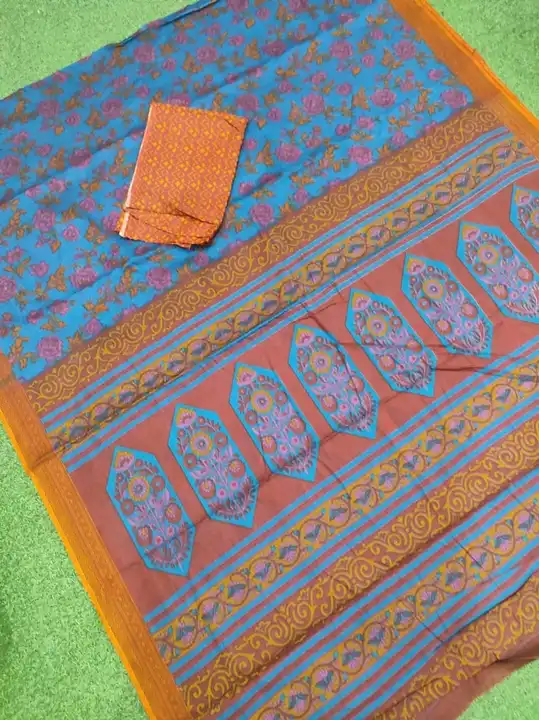 meena cotton sarees uploaded by Nirven on 3/18/2023