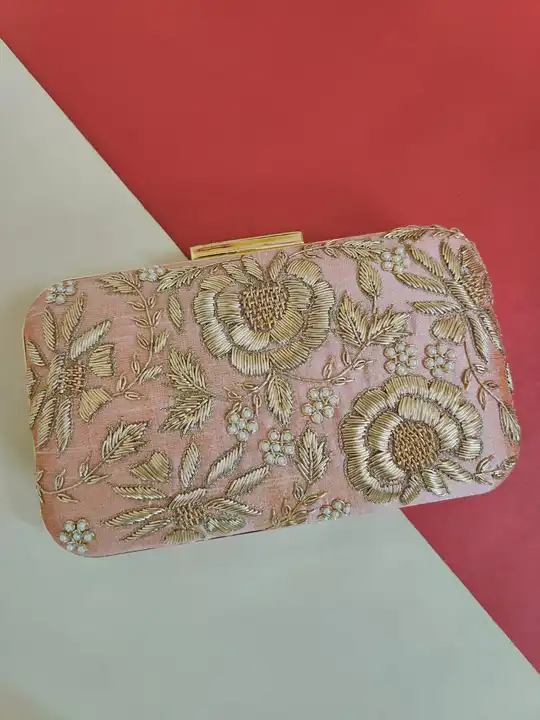 *Embroidery Clutches*
*Size: 8by4 inch* 
*Ready stock*
*Stock clearance, No return*
N
*Price : ₹ 750 uploaded by Taha fashion from surat on 3/18/2023