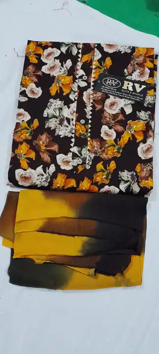 Cotton printed suits with dupatta at wholesale prices  uploaded by Rv Products on 3/18/2023