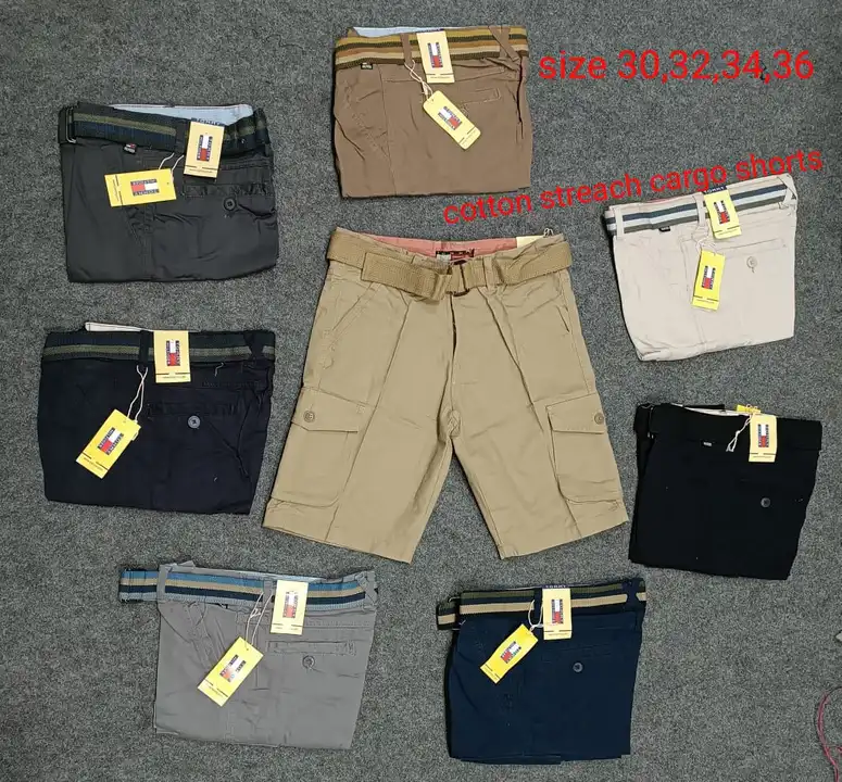 Cotton streach cargo shorts uploaded by VED ENTERPRISES  on 5/28/2024
