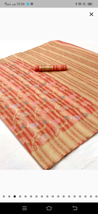 Modal silk with Mina kari work uploaded by Disha collection on 3/18/2023