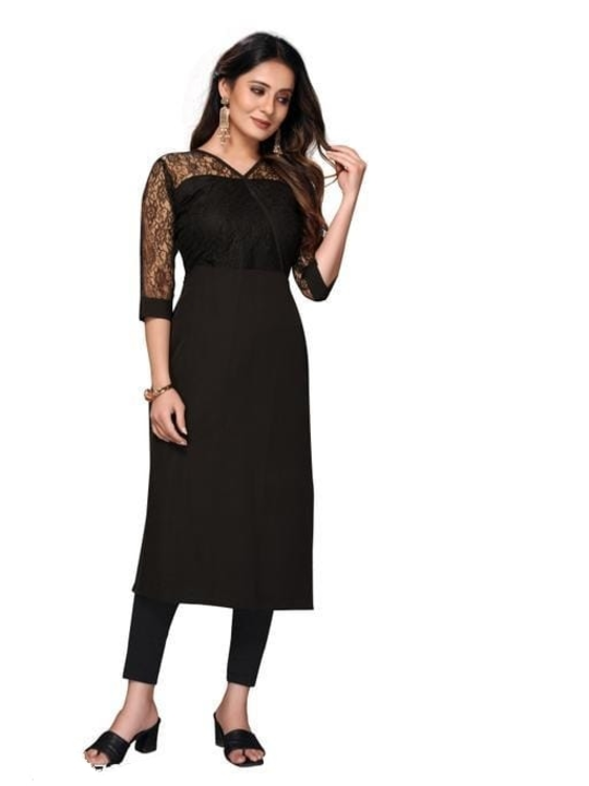 Product image with price: Rs. 400, ID: new-women-straight-kurti-fashion-8a41e948