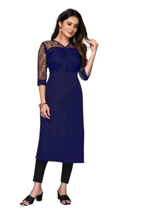 Product image with price: Rs. 400, ID: new-women-straight-kurti-fashion-8c5fd419