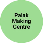 Business logo of Palak making centre