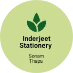 Business logo of Inderjeet stationery