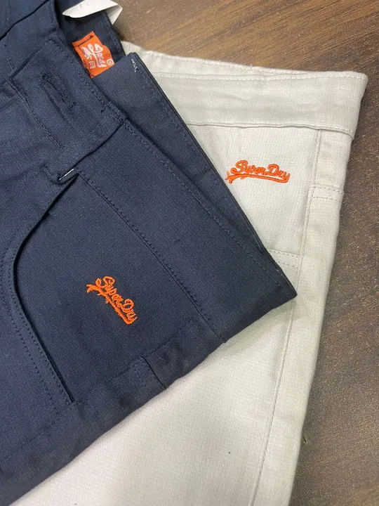 *Round pocket jeans style cotton pent* 
                  SUPERDRY 
Fabirc -Dauble cloth 
Size. -    uploaded by K. KALIA APPARELS  on 3/18/2023