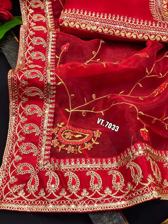 ☘️🛎️🛎️ NEW LUNCHING 🛎️🍀


🥻 Sari Fabric: Premium Organza with Embroidery Work All Over Saree 5  uploaded by Vishal trendz 1011 avadh textile market on 3/18/2023
