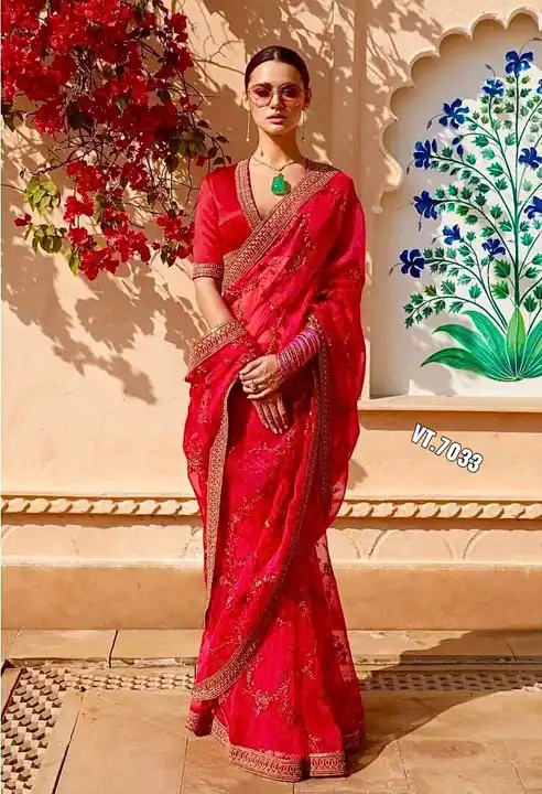☘️🛎️🛎️ NEW LUNCHING 🛎️🍀


🥻 Sari Fabric: Premium Organza with Embroidery Work All Over Saree 5  uploaded by Vishal trendz 1011 avadh textile market on 3/18/2023