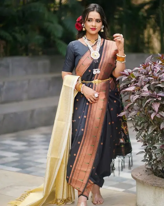 Rich pallu with allover buti design saree  uploaded by DHANANJAY CREATIONS on 3/18/2023