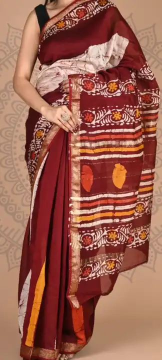 Pure Maheshwari slik saree uploaded by Sanchaya_studio on 3/18/2023