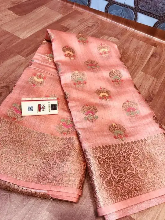Pure tussur munga saree uploaded by business on 3/18/2023