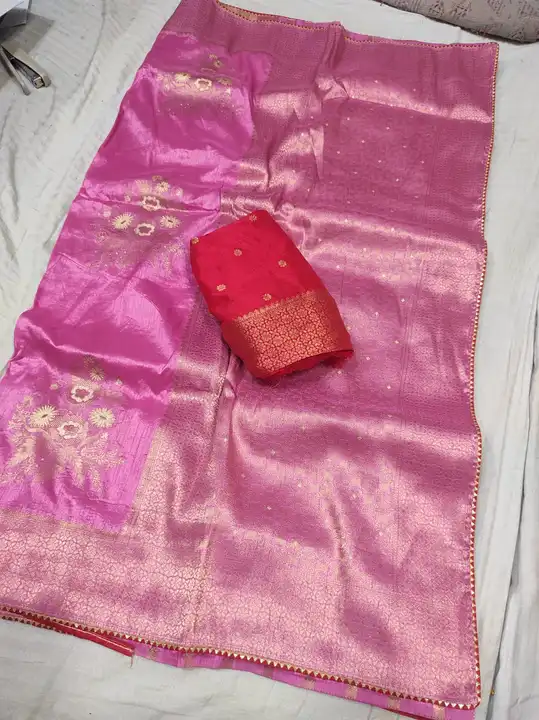 Banarsi Dola Silk saree uploaded by Mayra creations on 3/18/2023