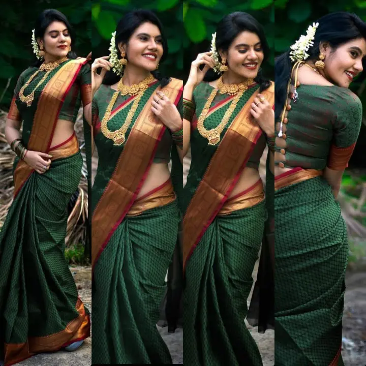 Rich pallu with allover buti design saree uploaded by DHANANJAY CREATIONS on 3/18/2023
