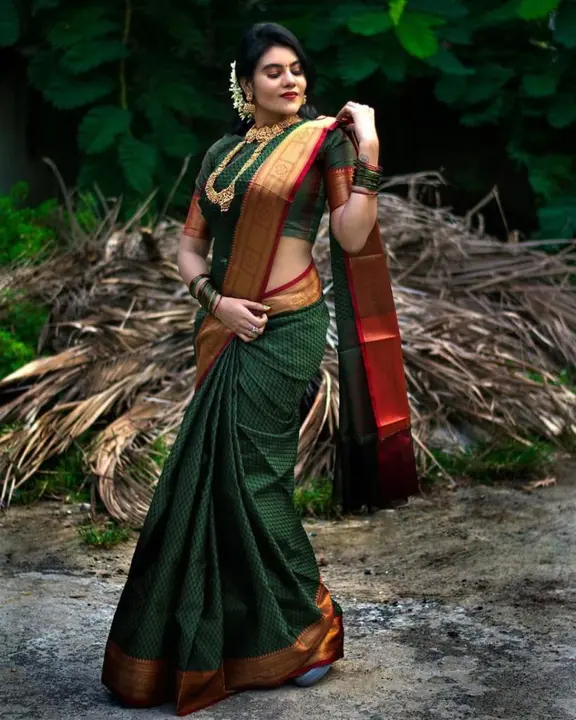Rich pallu with allover buti design saree uploaded by DHANANJAY CREATIONS on 3/18/2023