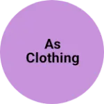 Business logo of As clothing