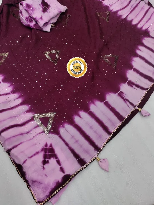 Cotton sequins work designer saree uploaded by LIVA FAB on 3/18/2023