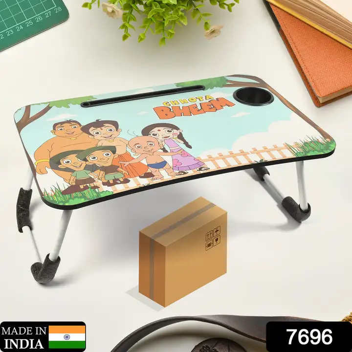 7696 Chhota Bheem Design Foldable Bed Study Table Portable Multifunction Laptop Table Lapdesk for Ch uploaded by DeoDap on 3/18/2023