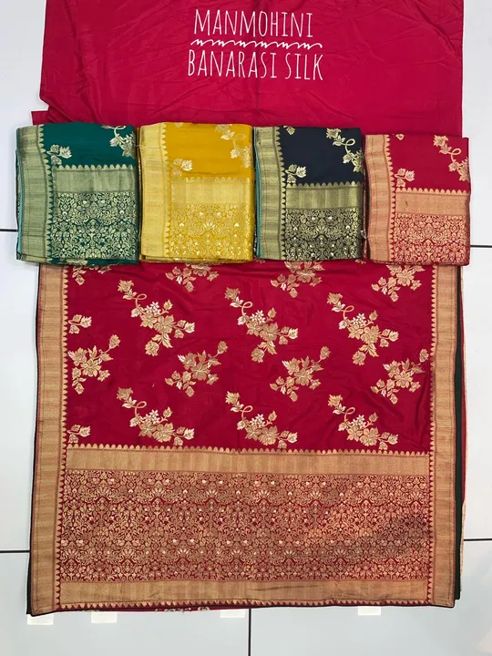 Banarasi silk  uploaded by JINDUTT SAREES on 3/18/2023