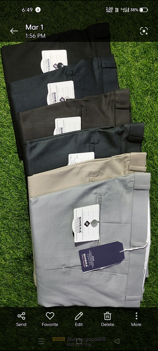 Formal trousers  uploaded by Ashapura Enterprises on 3/18/2023