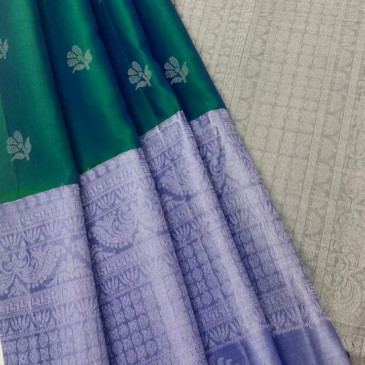  Pure handloom turning Border bridal  soft silk sarees collections
 Double warp
Silk mark certifi uploaded by Ruthran silks on 5/17/2024