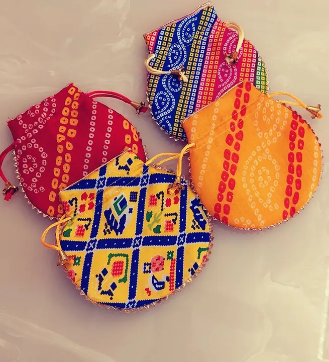 Fancy Round potli bags uploaded by Deepak handicrafts on 3/18/2023