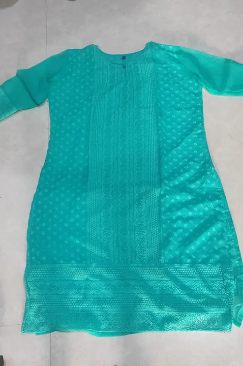 Georgette  kurti colour  available  uploaded by business on 3/18/2023