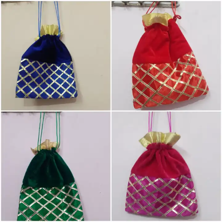 Gota chack potli bags uploaded by Deepak handicrafts on 3/18/2023