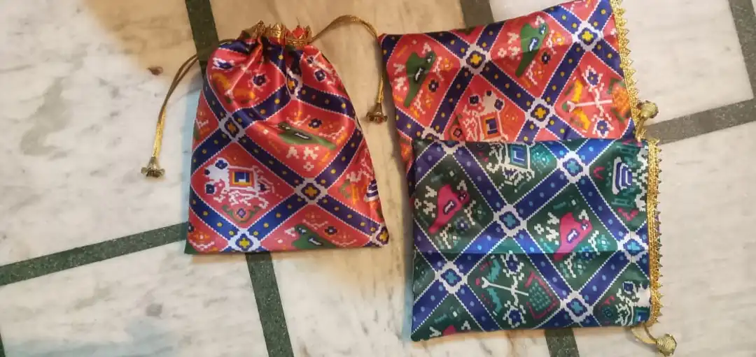 Plain potli bags  uploaded by Deepak handicrafts on 5/23/2024