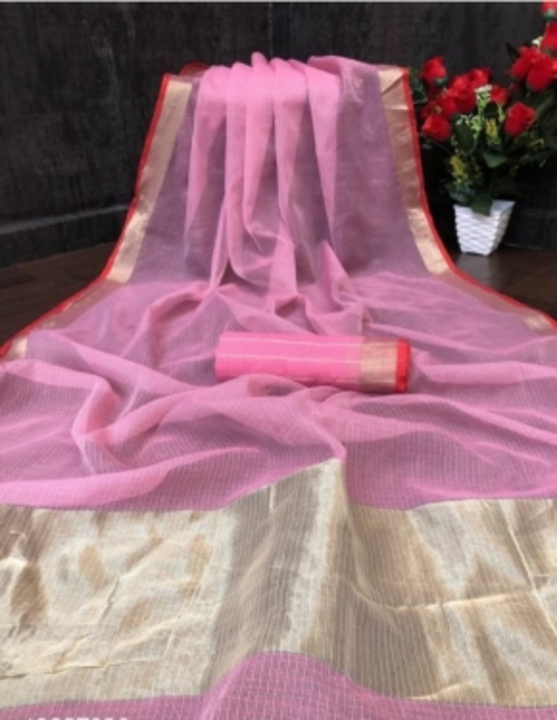 Bollywood cotton blend cotton silk saree uploaded by Parihar marketing on 3/18/2023