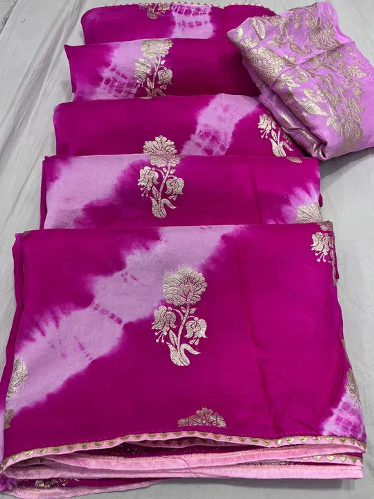 Party wear saree uploaded by pink Rose fashion Store  on 3/18/2023